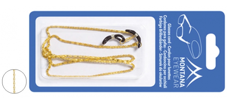 שרוך משקפיים זהב